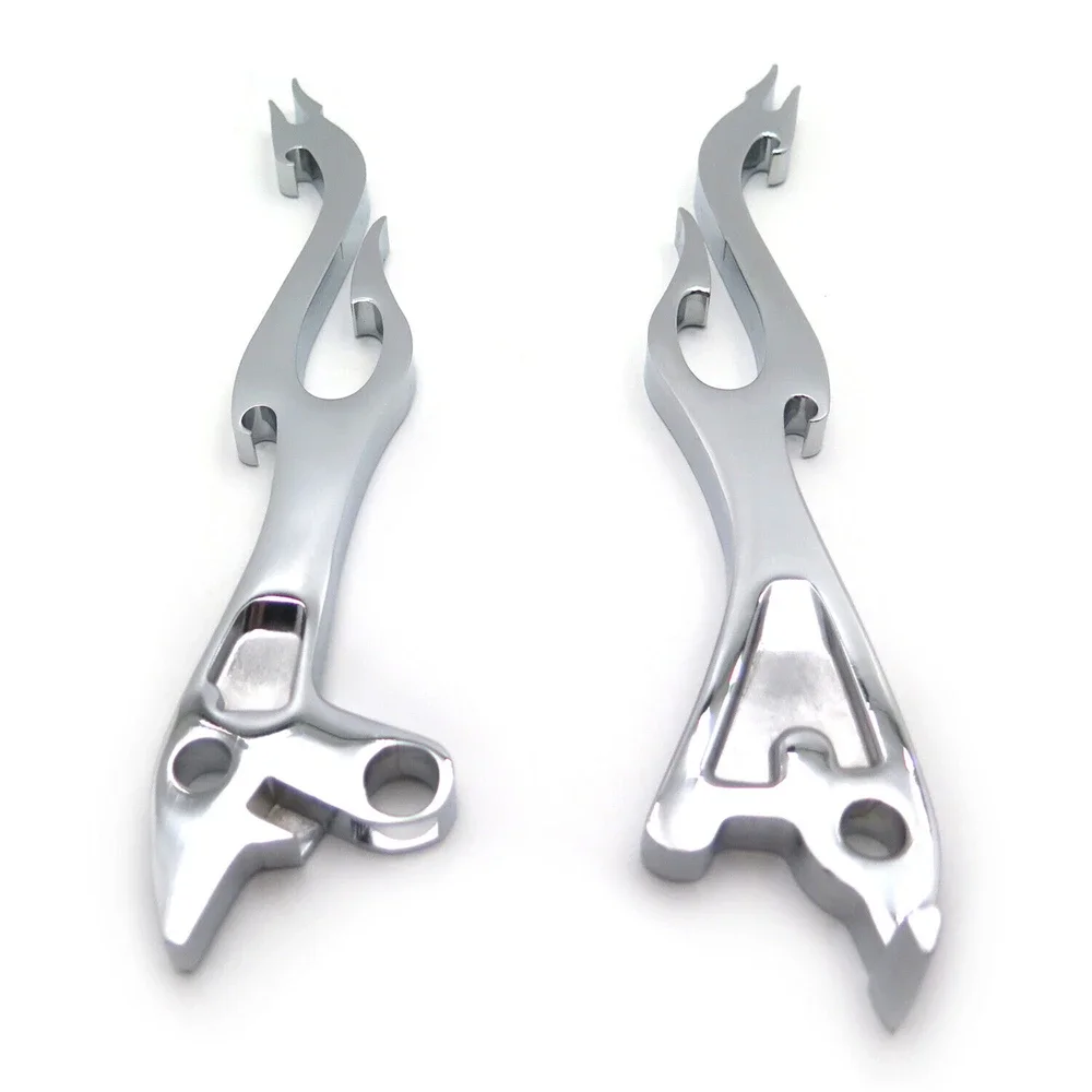 Custom Brake Clutch Flame Levers for Suzuki Boulevard S50 05-07 C90 2005-2009 Intruder 800 Aftermarket Motorcycle Parts