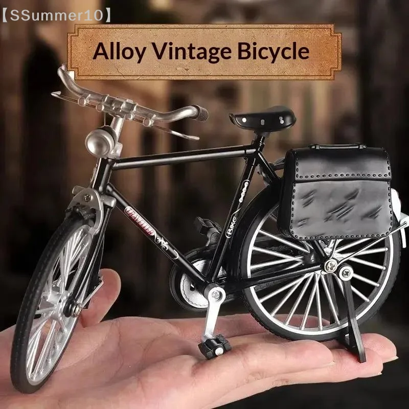 【SSummer10】New Handmade Diy Bicycle Model With A 28-Inch Frame A Retro 90s-Style Assembly Toy Semi-Alloy【SS】