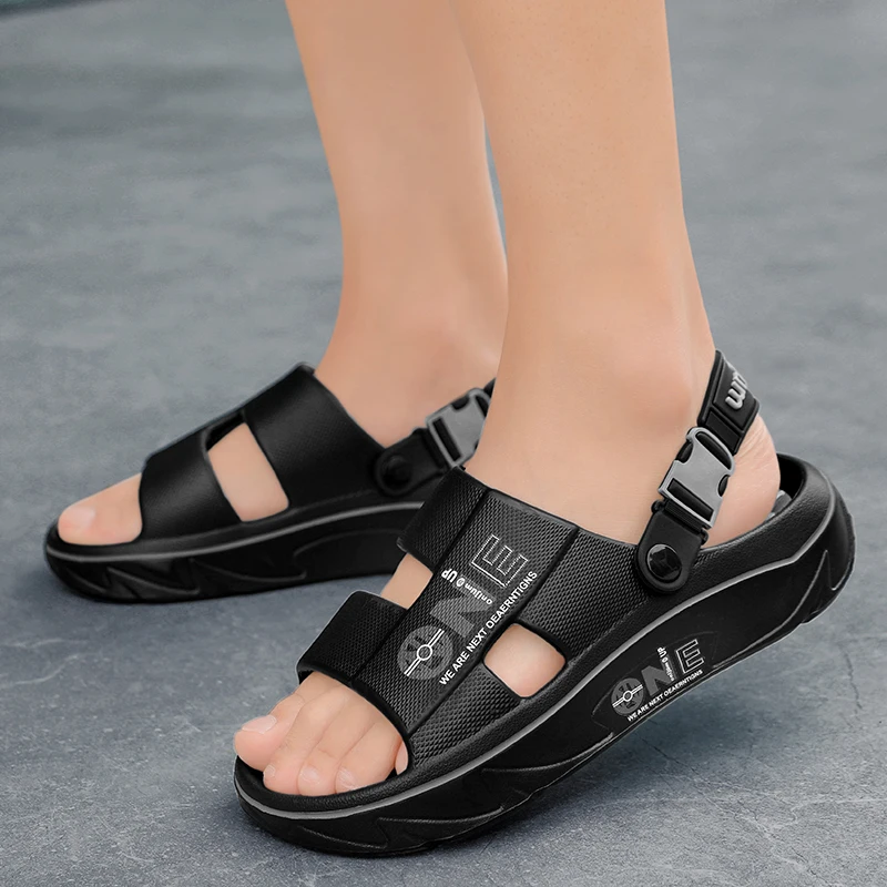 Sommer-Herrenpantoffeln Outdoor-Sandalen Strand Bequeme EVA-Soft-Slides Clogs Lässige Gartenschuhe Herren Damen Indoor-Hausschuhe – Detail 12