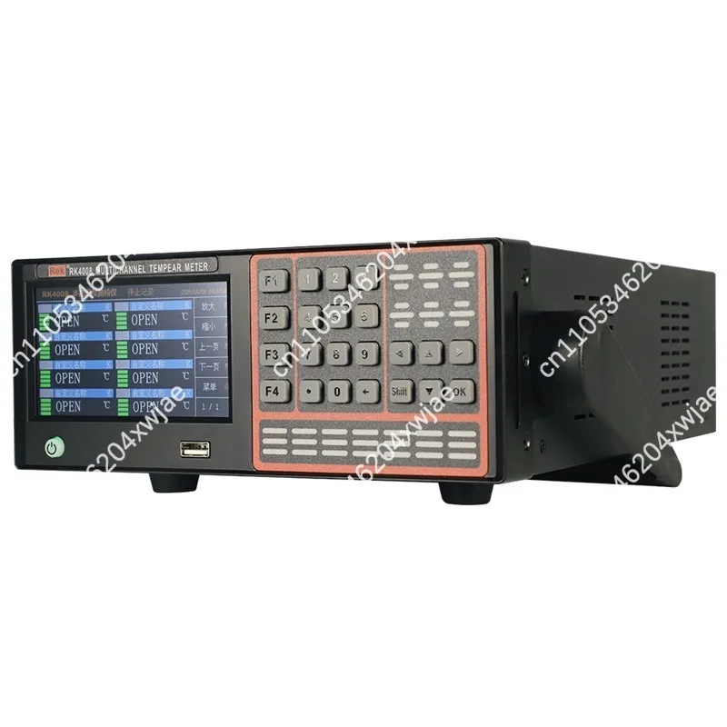 16-Channel Industrial Temperature Recorder Touch Screen Data Logger RK4008 for Process Monitoring