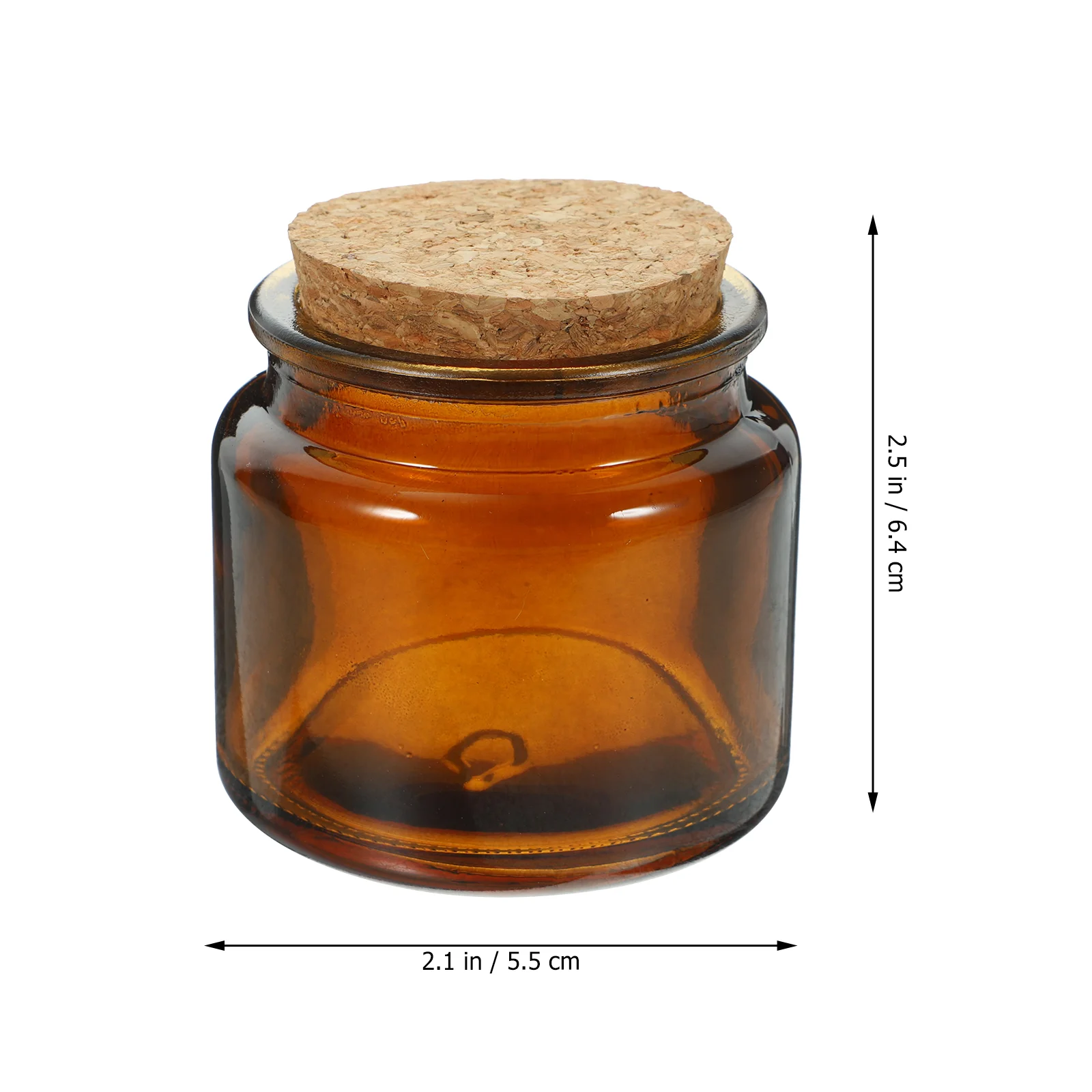 4 Pcs 유리 향기로운 컵 가정용 홀더 코르크 항아리 병 테이블 센터 피스 장식 Tealight