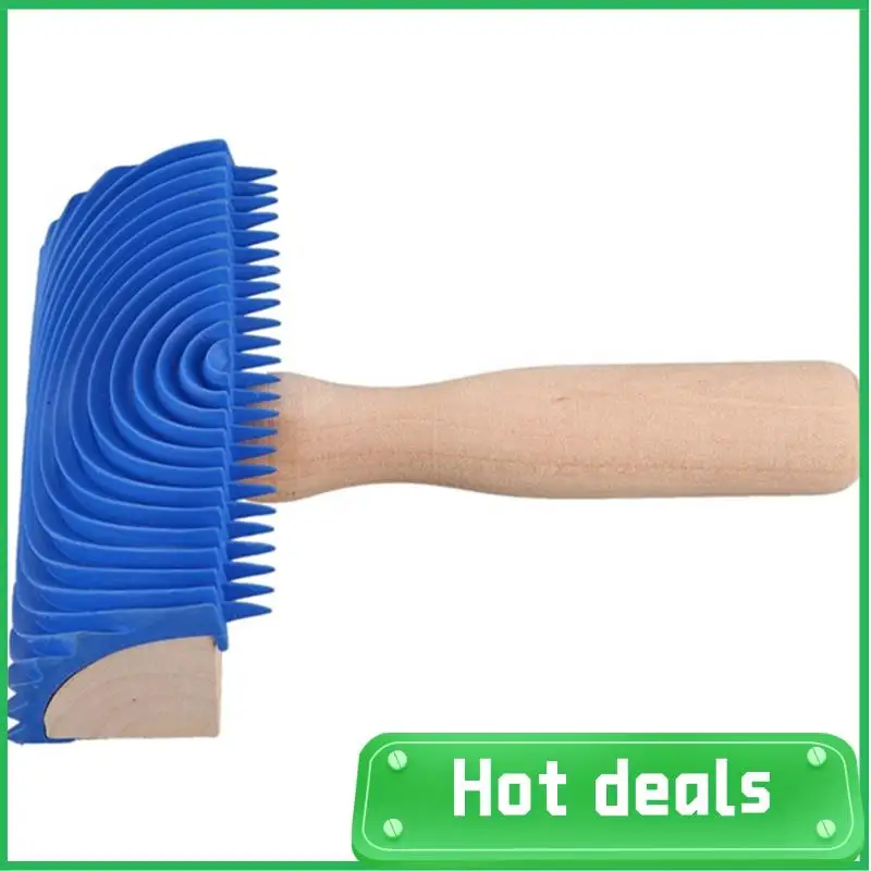 

1Set Wood Roller Texture Tool Wall Paint Wood Roller Rubber Texture Painting Tool