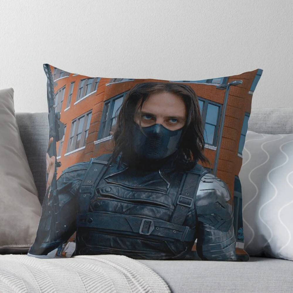 

Hot Winter Soldier Throw Pillow Cushions For Decorative Sofa Pillowcase