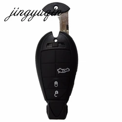 jingyuqin 3 + 1 Panic 4BTN Smart Remote FOB Key For Jeep Dodge Charger Magnum Challenger Chrysler 300