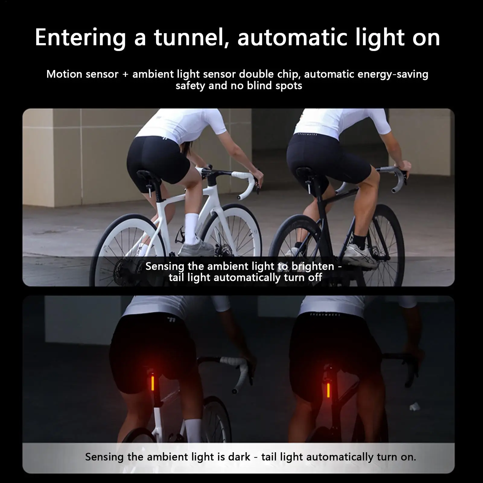 Bike Lights Back Waterproof Tail Light For Cycling Riding Accessory High-brightness Bike Taillight For Camping Travel Outdoor