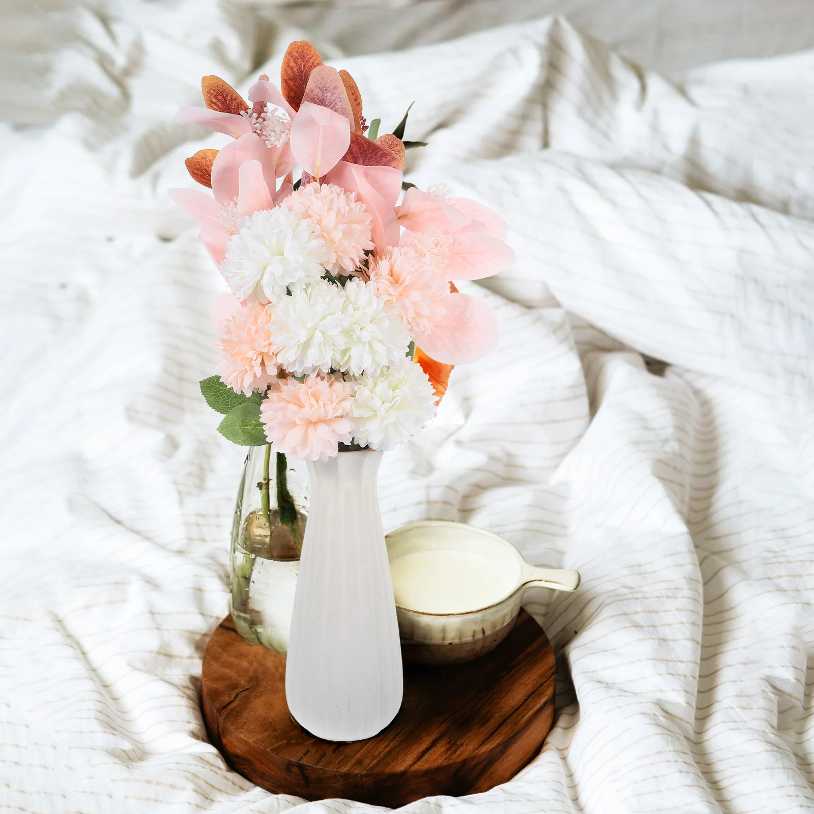 

Simulation Hydrangea Adorn Faux Flower Arrangement Bouquet Home Living Room Photography Props Artificial Hydrangea