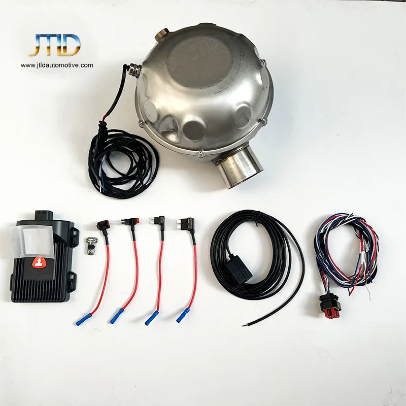 

Универсальный электронный активный усилитель звука выхлопной системы JTLD Automotive Pro, двойные динамики + управление со смартфона, глушитель Thor Single