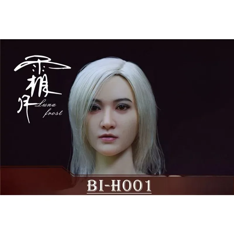 

Pre-sale 1/6 Scale Beautiful Female Soldier Head Carving Model Action Figure Gift Fit 12" BI-F001 White Light Wheat Dolls