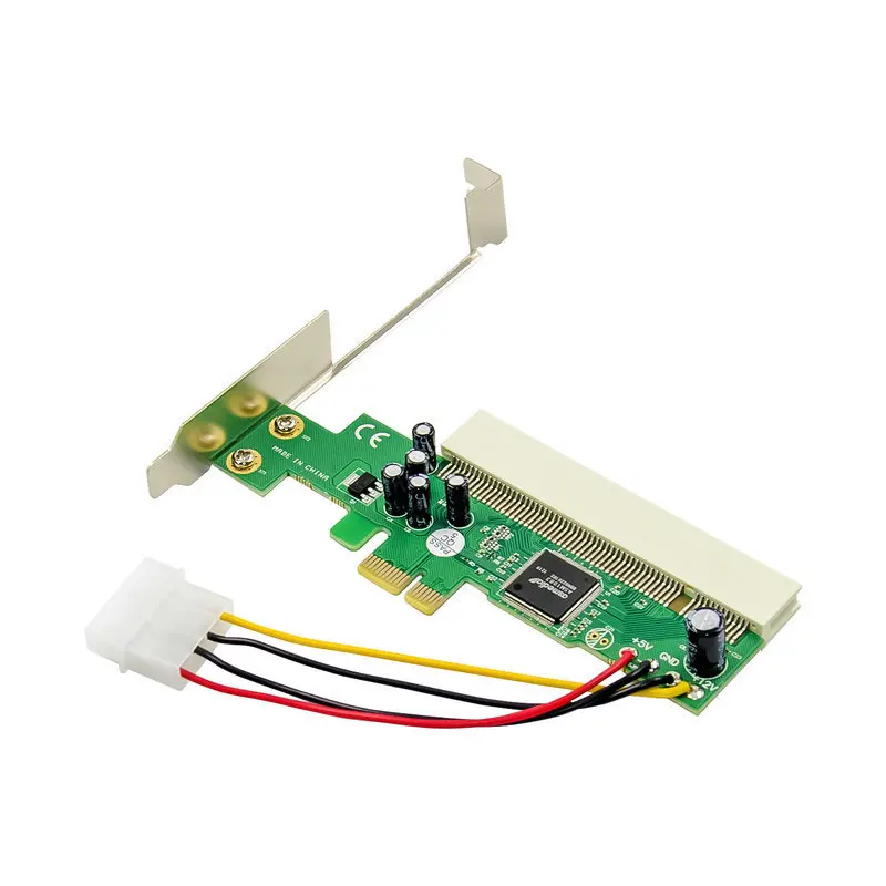 PCI-E x1 to PCI bridge adapter card with built-in PCIE to PCI driveless plug and play ASM1083