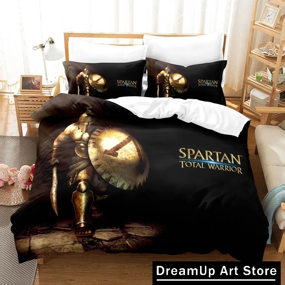 Spartan Bedding Set Single Twin Full Queen King Size Bed Set Aldult Kid Bedroom Duvetcover Sets 3D Print Anime Bed Sheet Set