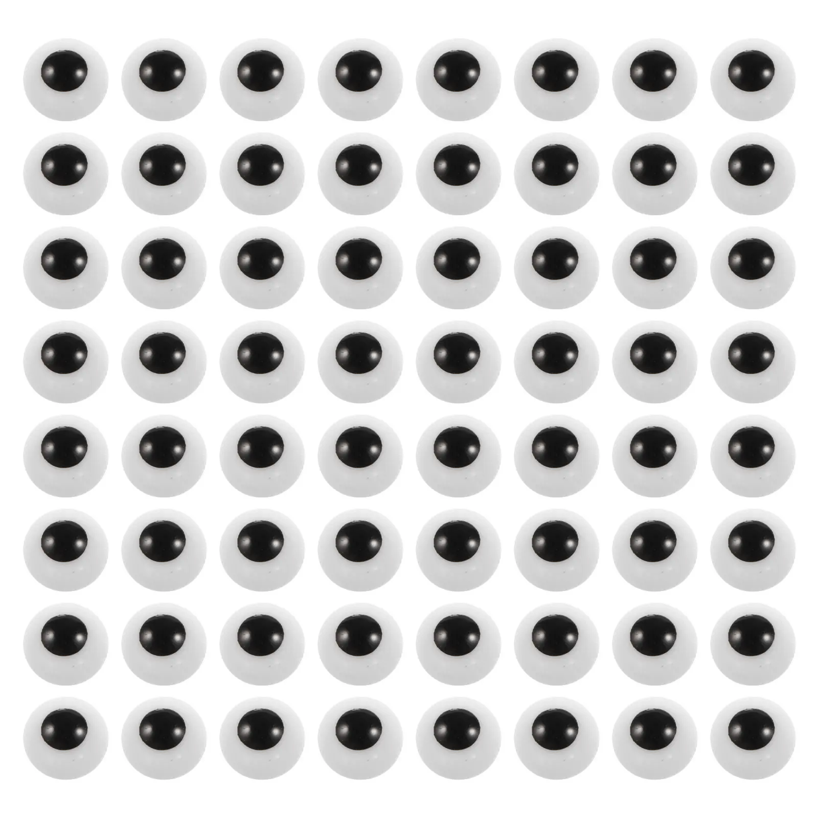 

200Pcs Craft Safety Eyes Plastic Simulation Rounded Corners Convenient Practical DIY Manual Supplies Early Childhood DIY