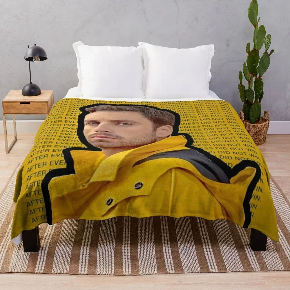 

Sebastian Stan Throw Blanket heavy to sleep Bed covers Blankets