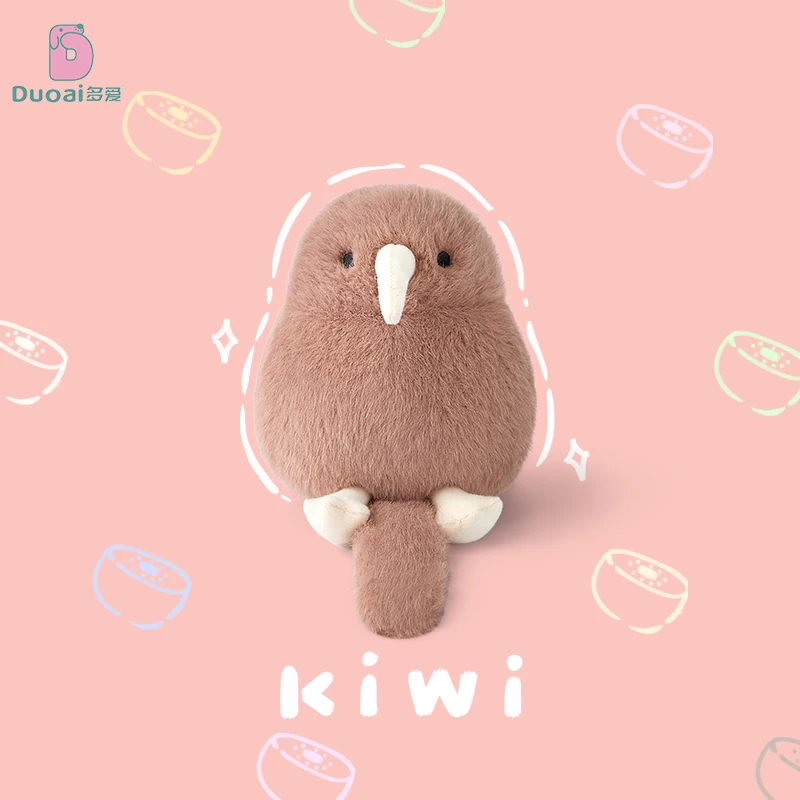 Lovely Animal Wristband Bird Bracelet Kiwi Plush Hand Ring Wristband Kids Toys Creative Funny Gift