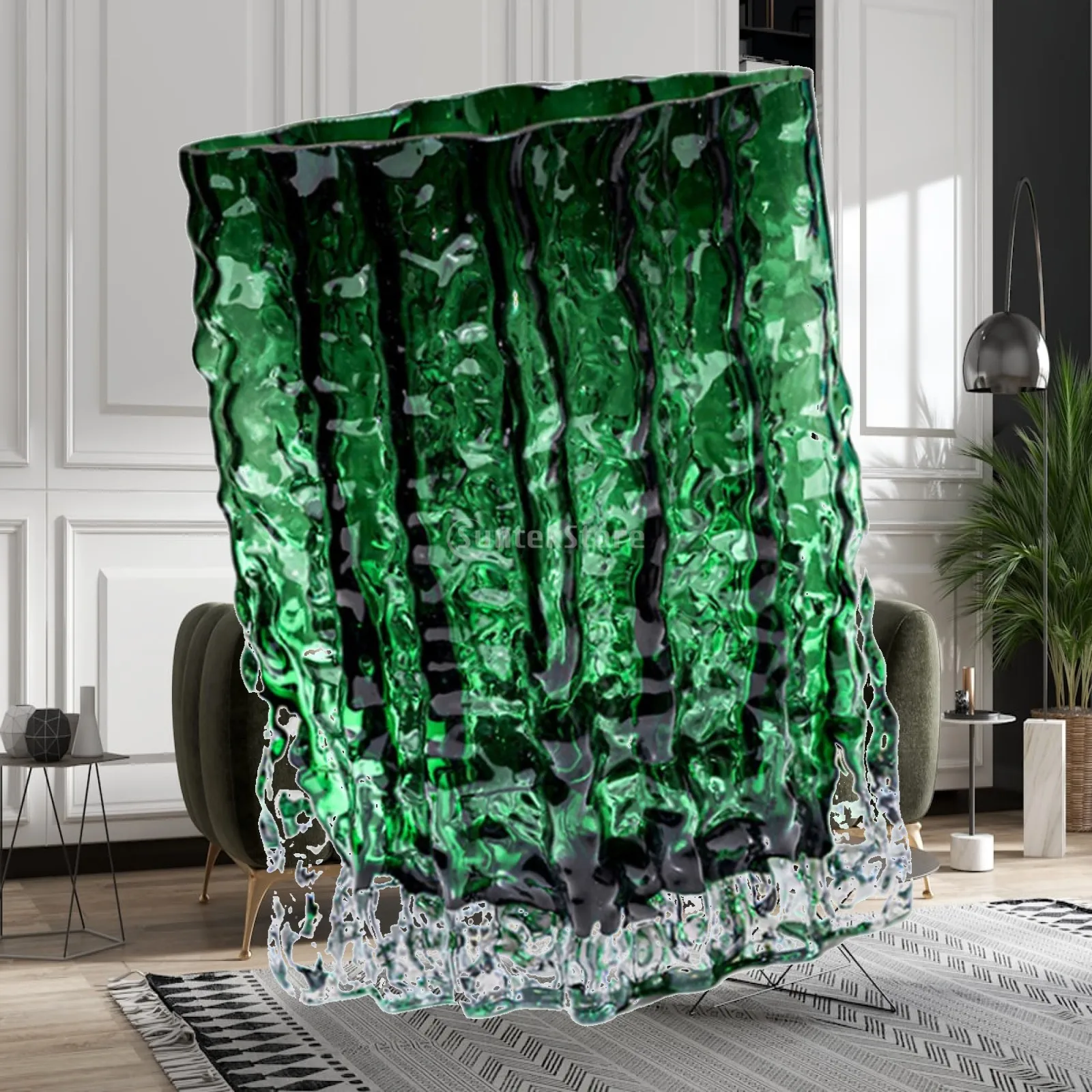 Glass Vase Floral Arrangements Hydroponic Vase for Dining Table Home Desktop