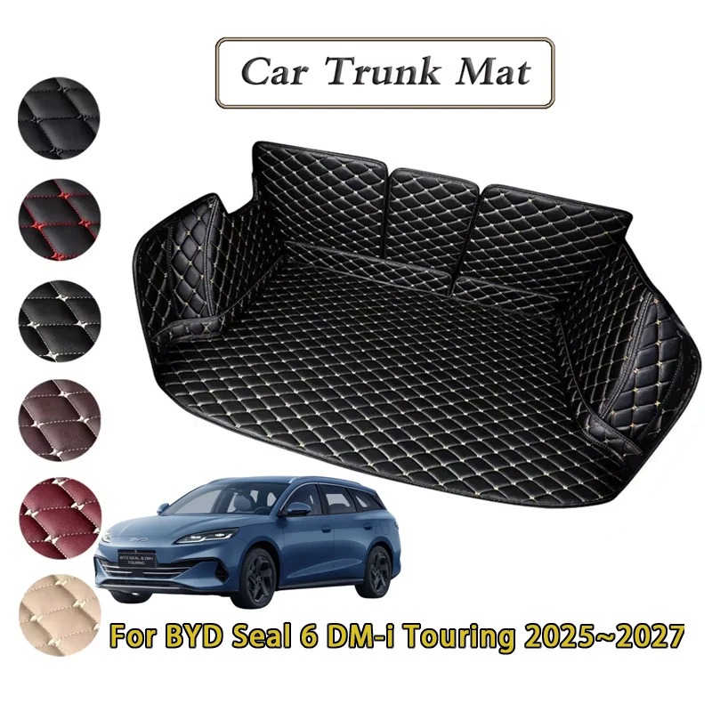 Car Trunk Mats For BYD Seal 6 DM-i Touring 2025 2026 2027 Waterproof Dirt-resistant Fully Mats Rear Cargo Tray Auto Accessories