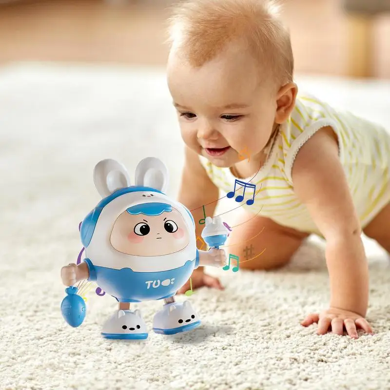 Bunny Toys For Kids Swing Cute Electric Dancing Toys Hopping Bunny Toddler Interactive Toys With Sing Dance For Early Education