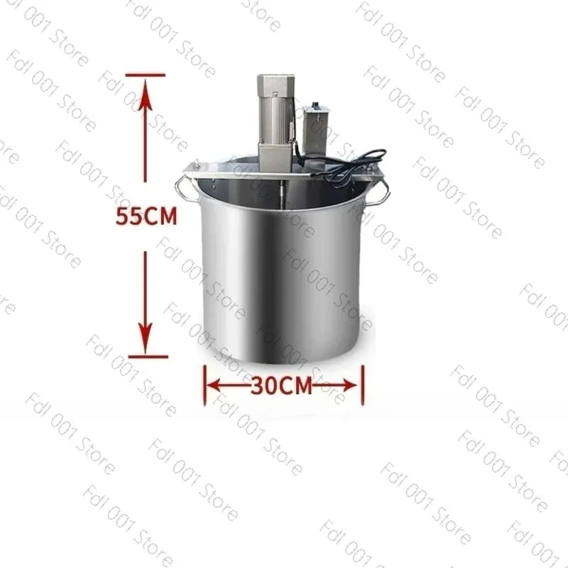 Automatic Hot Pot Frying Machine Small Mixer Jam Boiling Sauce Machine Chili Sauce Deep Frying Filling Stir Frying Machine 220V