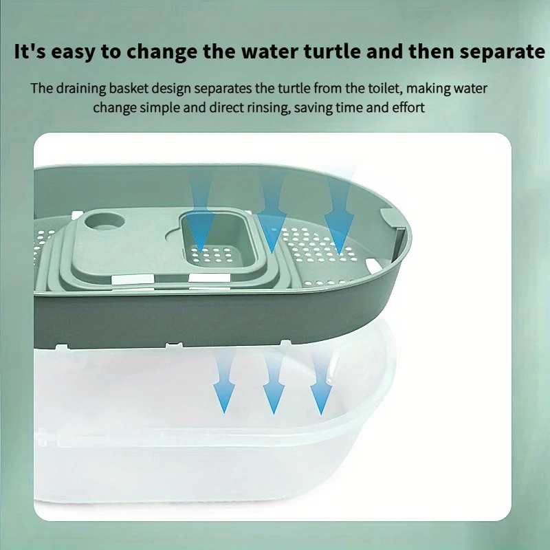 Pecera acrilica para tortugas con filtracion - habitat para reptiles - imagen 5