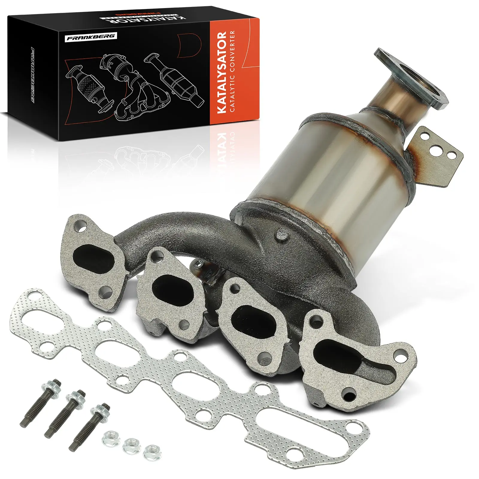 Frankberg 1x Katalysator voor Opel Astra J, Chevrolet Aveo Hatchback 850112 865004 25195105 55574237 BM91684H 55597325