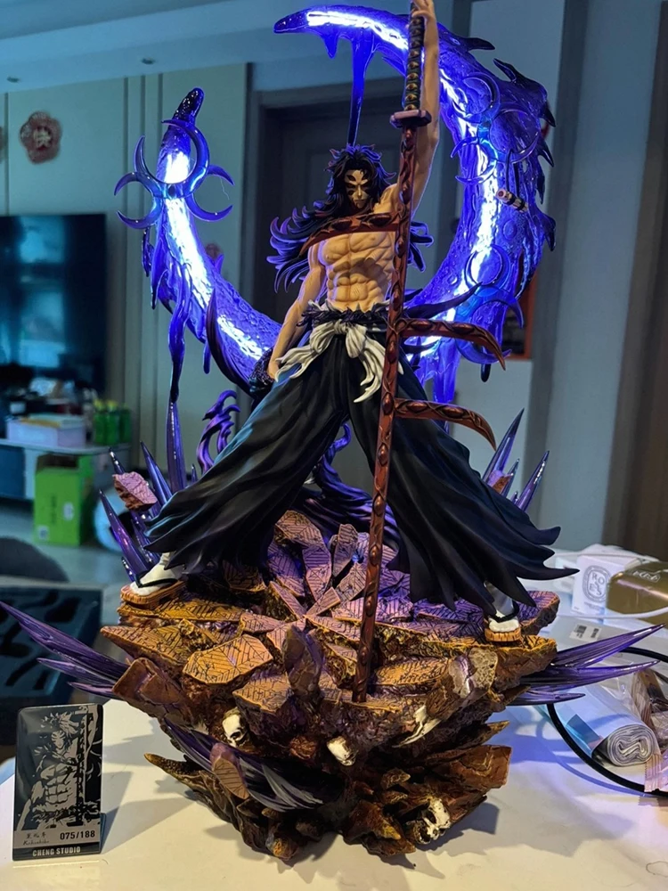 47 cm großes Statue Dämon Sayaer Gk Kokushibo Tsugikuni Yoriichi Zwölf Kizuki Pvc Anime Figur Modell Kocchion Ornament und Ys Technik fts