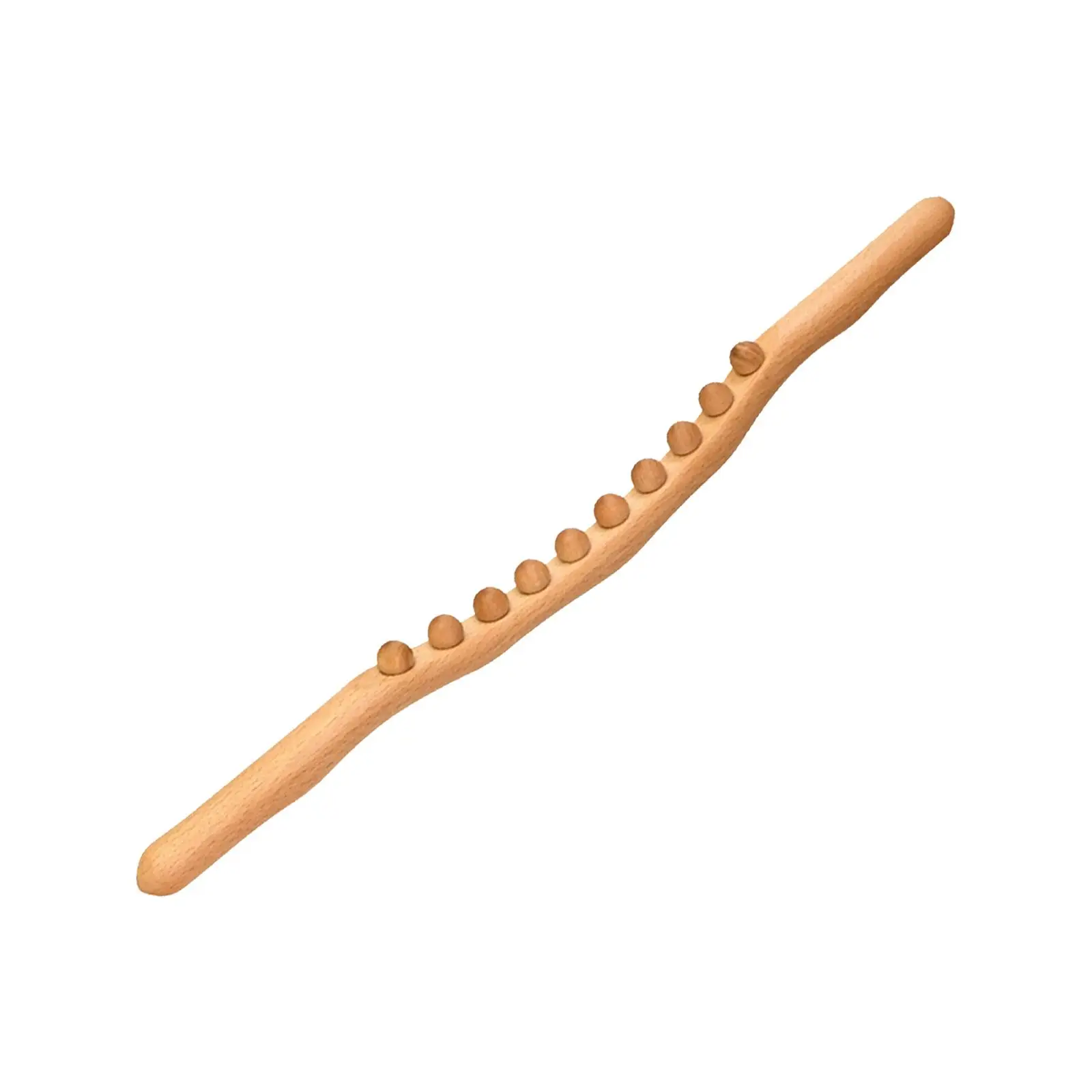 

Professional Wooden Massager Stick Anti Cellulite Guasha Scraping Stick Body Massager Handheld for SPA Abdomen Leg Body Thigh