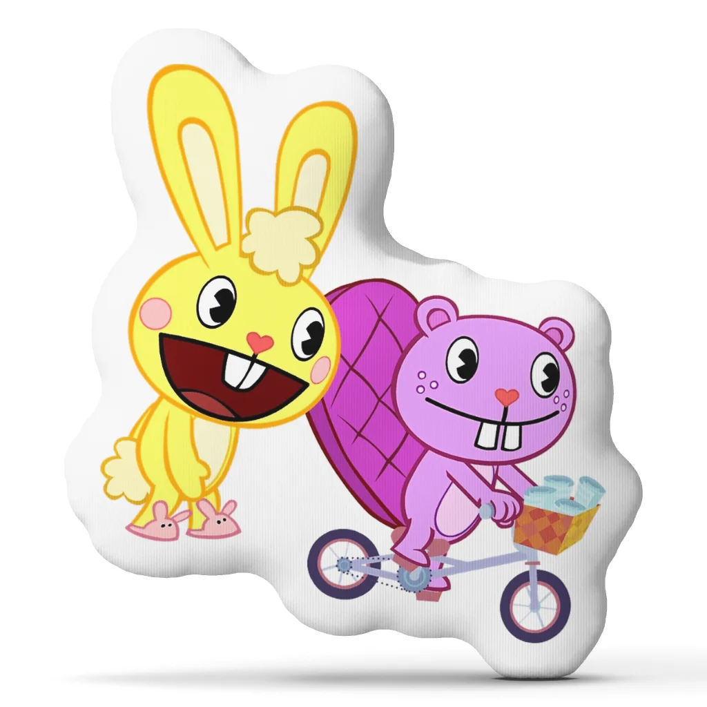 Cuddles Happy Tree Friends Cartoon Funny Pillow Cushion Irregular Stuffed Throw Pillow Home Decor Gift Sofa Bed