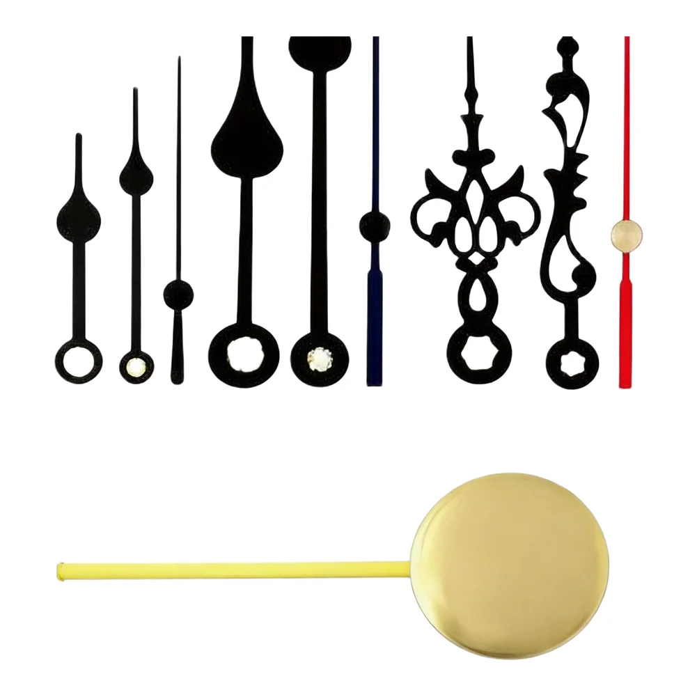 12888 Pendulum Clock Movement for Crafters and Repair Technicians Featuring Step Movement and Standard Hand Fit