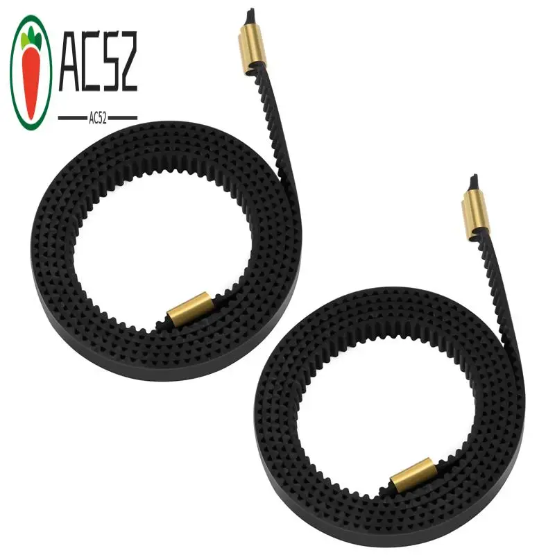AC52-X+Y Axis Synchronous Belt Gt2-6Mm X 765Mm+Y 720Mm Closed-Loop Timing Belt Terminal For Creatity Ender 3 3D Printer Parts