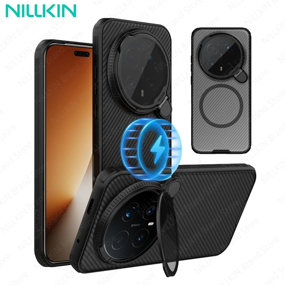 

NILLKIN для Honor Magic 8 Pro MagSafe чехол CamShield Prop магнитный чехол противоударный чехол для камеры для Magic 8 Pro с держателем для телефона