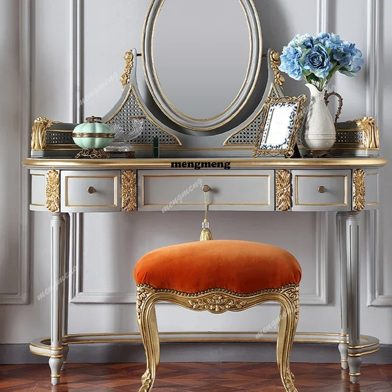 

Funky Storage Dressing Table Mirror Modern Vanity Dressers Drawers Home Luxury Penteadeira Compact Vestidores Trendy Furniture