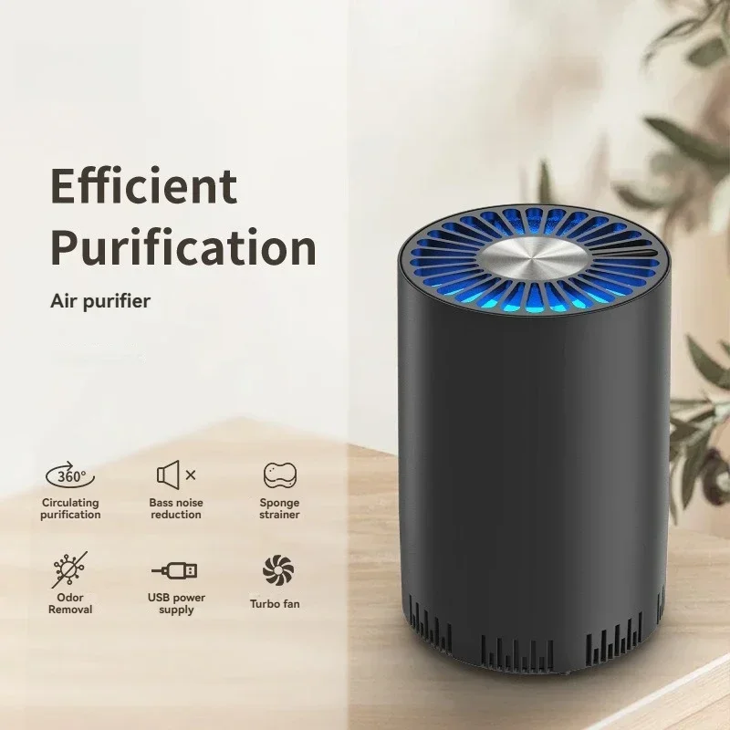 

Air Purifier Cycle New Indoor Small Desktop Mini Smoke Removal Purification Bass Car Air Purifier Household