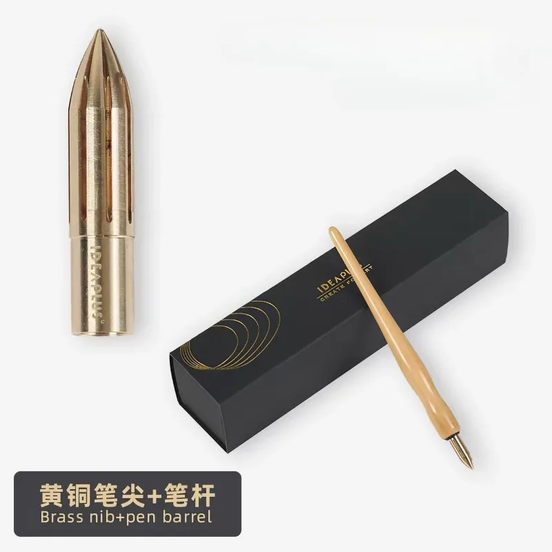 Metal Dip Pens Flat for Bullet Head Hand Drawn Comic Creation Watercolor Drawing Hook Line Writing Pen Art Writing Supplies