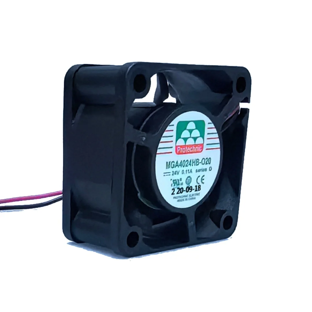MAGIC MGA0424HB-020 DC 24V 0.11A 40x40x20mm 2-Wire Server Cooling Fan