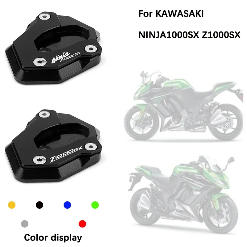 Motorcycle CNC Aluminum Tripod Side Frame Extension Pad Suitable for KAWASAKI NINJA1000SX NINJA 1000SX Z1000SX Z1000 SX