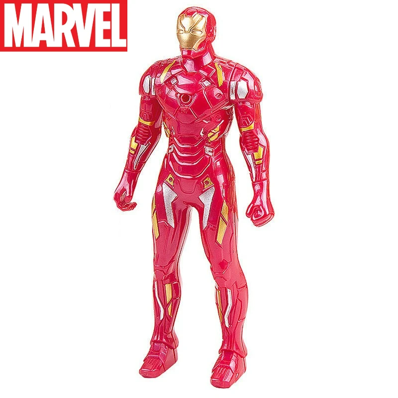 دمية Marvel Avengers المزخرفة المتوهجة للأطفال، هدية عيد الميلاد من الفولاذ لفريق Spider Man