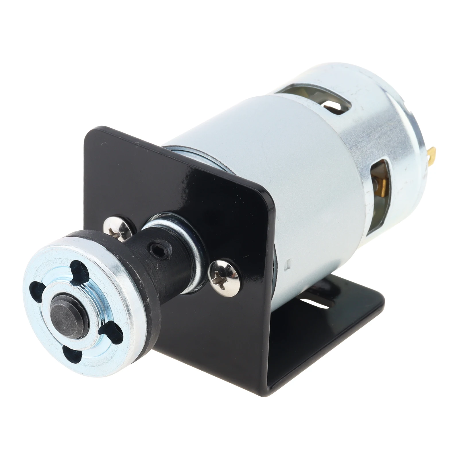RS775 Motor Kit 12V / 24V High Speed DC Motor DIY Table Saw Kit for Woodworking with Circular Saw Blade, Mounting Bracket Tools view 6