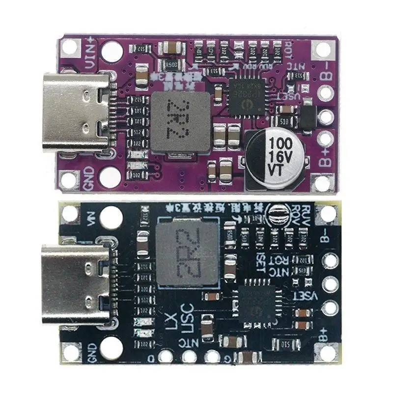 2/3Pcs IP2326 2S 3S Battery Fast Charging Module TYPE C USB DC 5V TO 8.4V 12.6V LiPo Li Ion BMS Charger 18650 Tool
