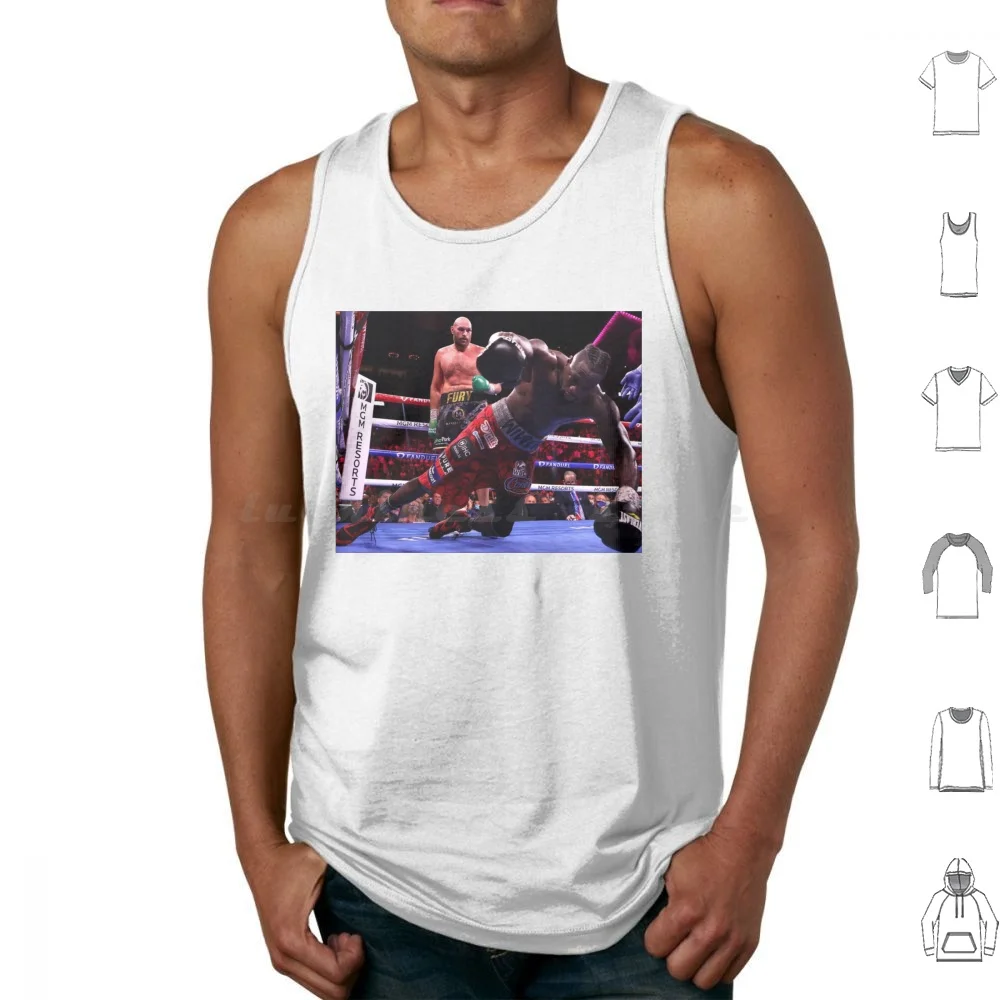 Camisetas sin mangas Fury Wilder, de algodón estampado, Fury, Deontay Wilder, Deontay Wilder Boxing, Las Vegas, Vegas, Knockout, Ko