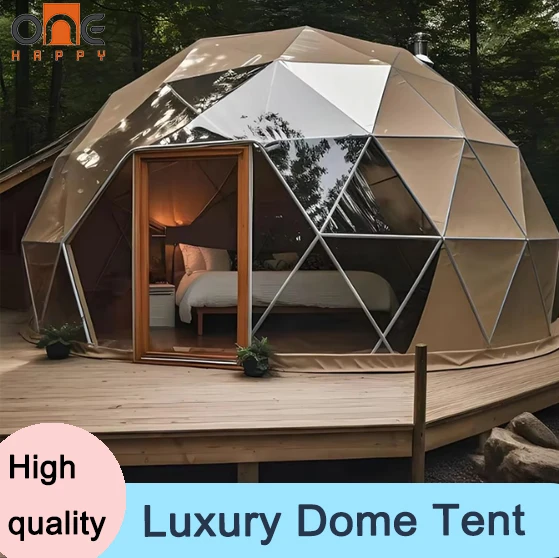 Luxury Dome Outdoor All Season Geodesic Greenhouse Tent Heavy Duty Waterproof Windproof Garden Igloo Plant Shelter