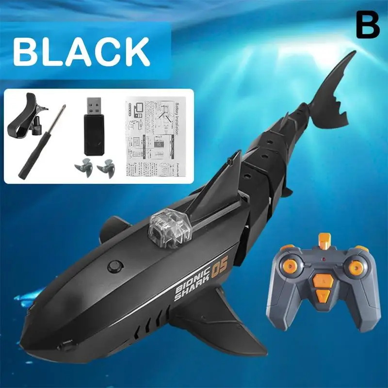 Rc Submarine With 480p Camera Underwater Boat Toy Remote Control Shark Animal Robots On Radio Controlled Boats Toys For Children