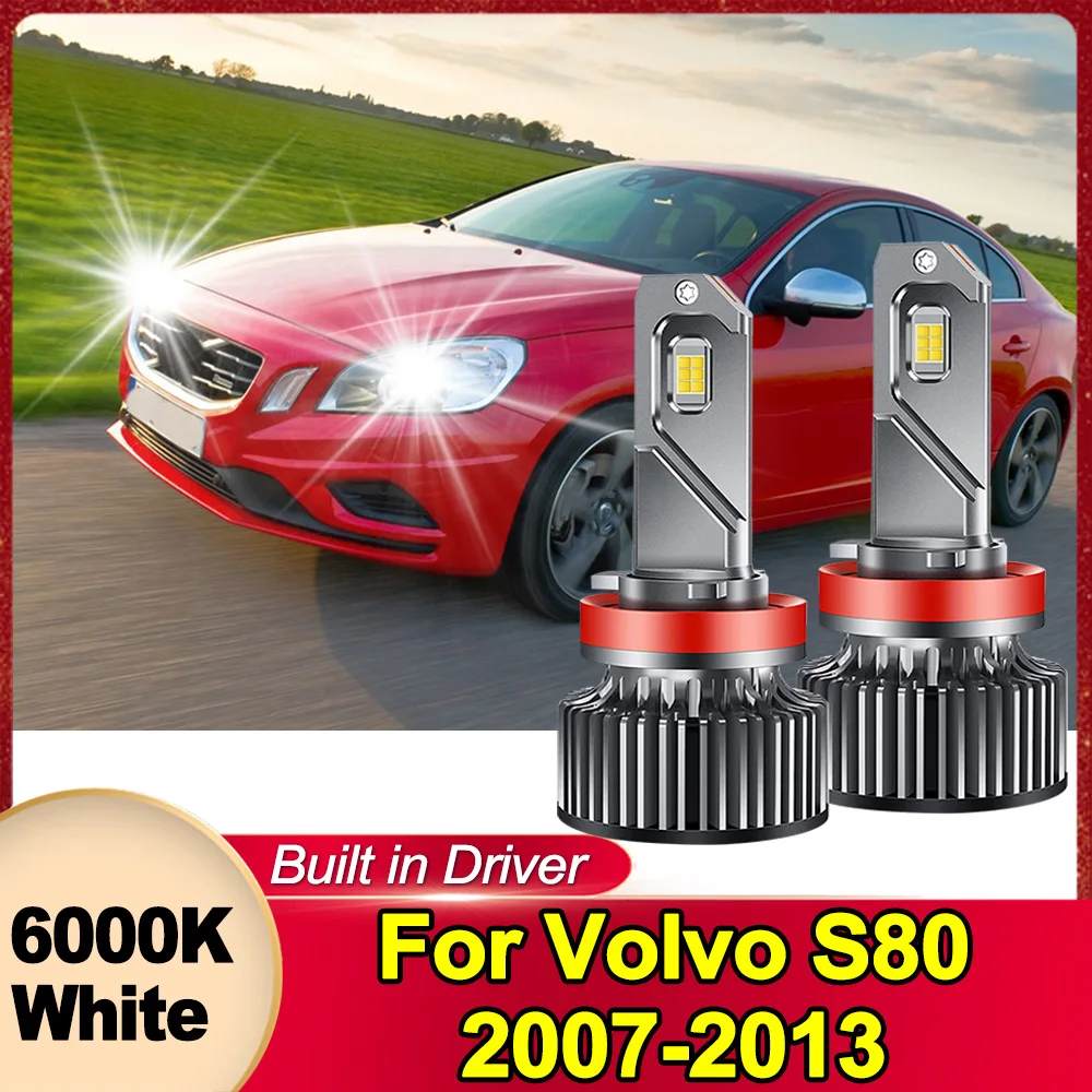 

For Volvo S80 2007-2013 H8 H9 H11 LED Fog Light Bulbs DRL 6000k Drl White Fog Lights
