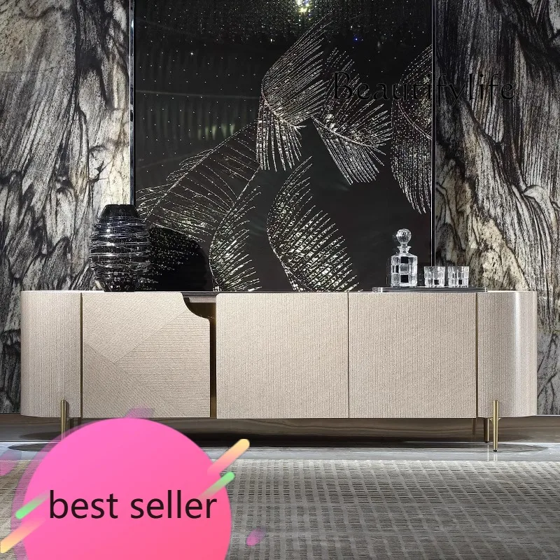 

Современная итальянская элитная вилла на заказ, шкаф для телевизора, простая гостиная, шкаф с низким полом, новая дизайнерская мебель