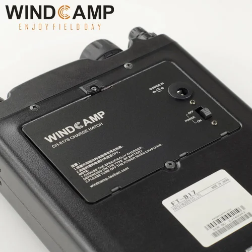 WINDCAMP-cubierta de bahía de carga FT-818, CH-817S, YAESU Eight Continents, paquete exclusivo de batería de litio integrada