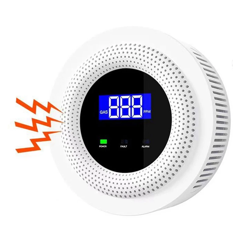 tuya wifi natural gas leak detector alarme sonoro controle remoto protecao de seguranca 433mhz 01