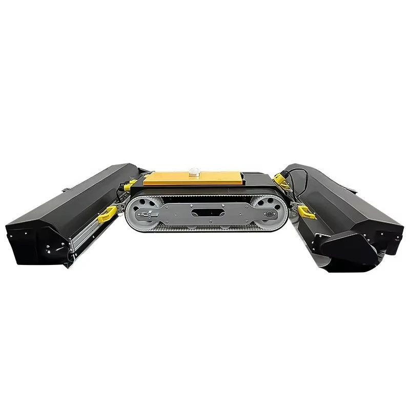 Dual-Head Tracked Solar Panel Cleaning Robot Robot Waterproof PV Washing Machine 1200-1300mm Cleaning Width
