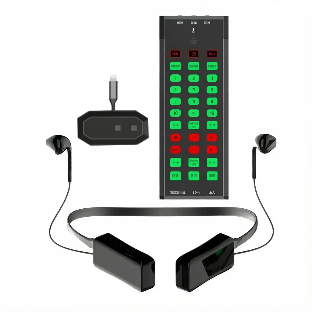Professional Audio Sound Cards Mixers with    Headphone Live Stream Portable Wireless Sound Card Set Long Battery Life