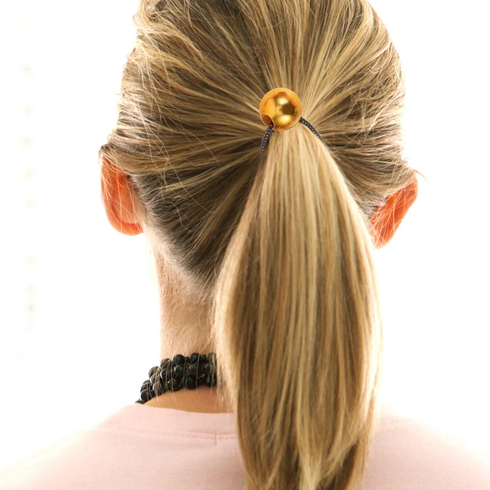 

Cute Girl Ties Double Ball Elastic Ponytail Holders Kids Ropes Colorful Ball Hair Ties For Toddler Girls Mixed Styles Hair