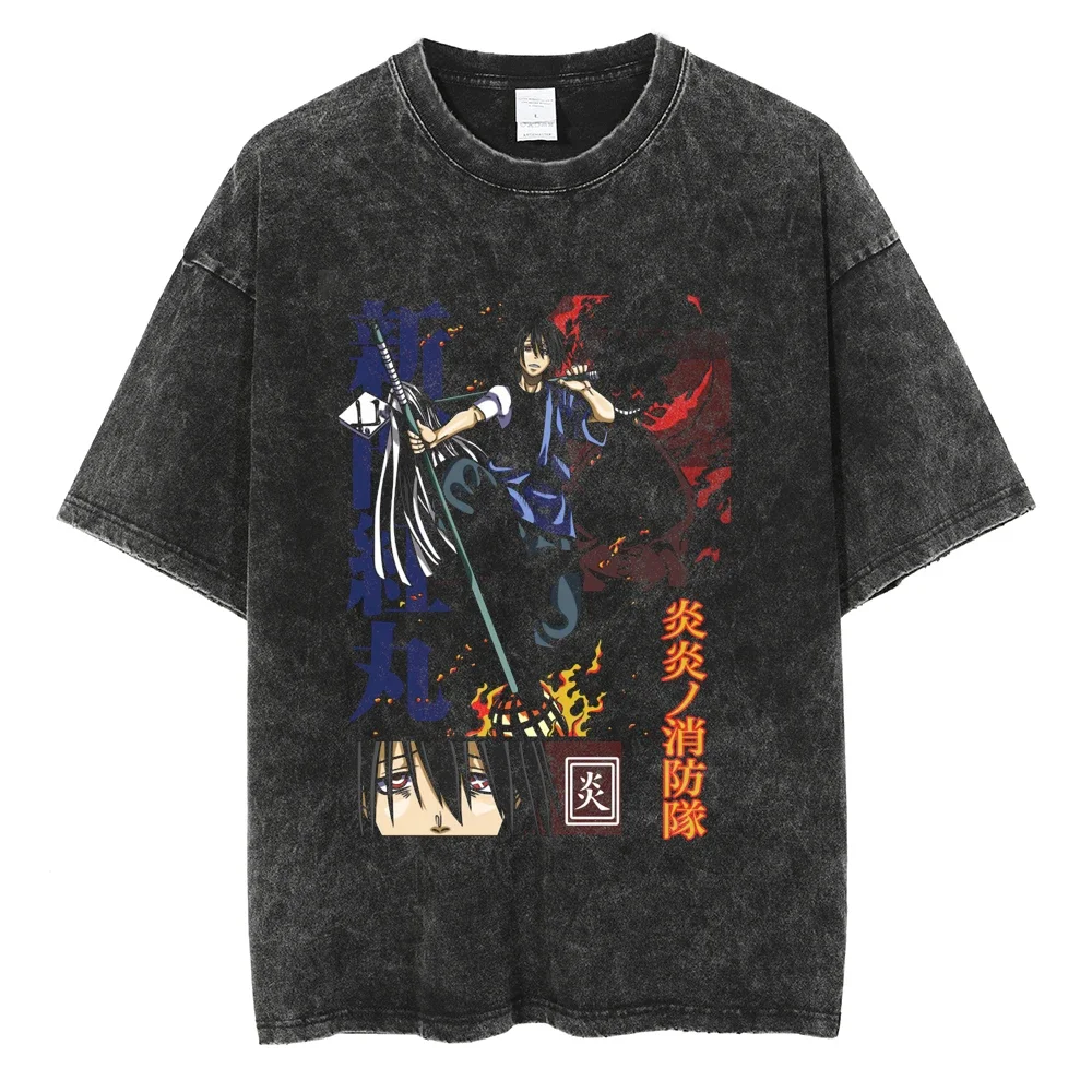 

NEW Anime Men Short Sleeve Tee Oversize Tops Anime Graphic T Shirt Harajuku Cotton T-shirt