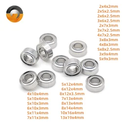 Rolamento miniatura com sulco profundo, rolamento de esferas, avançado, alta qualidade, ABEC-7, MR115ZZ, 5x11x4mm, 10pcs