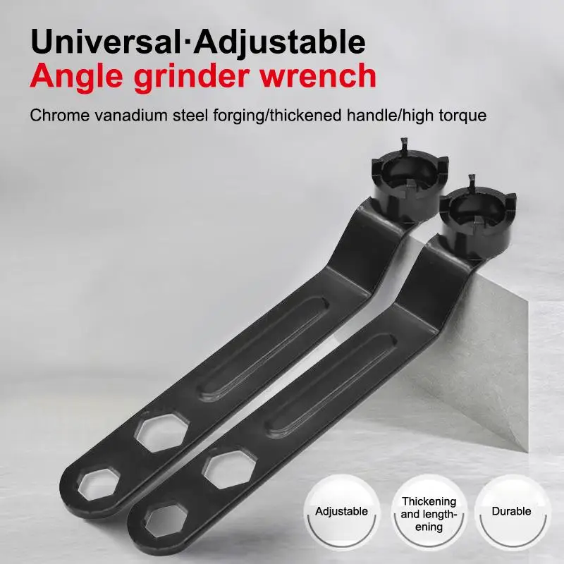 Wrench Angle Grinder Four Claw Thickened Disassembly Wrench Adjustment Tool For Grinding Wheel Machine Accessories-New